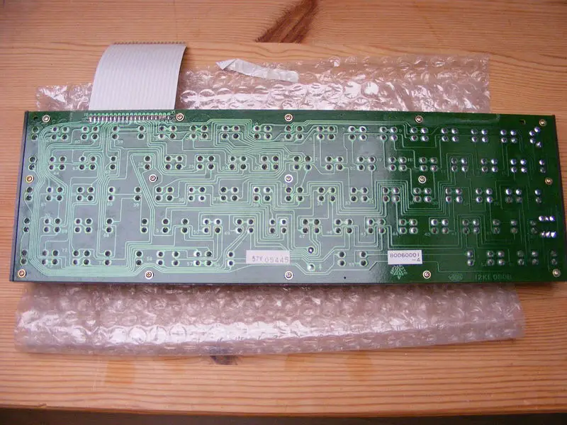 Alps 12KE080B keyboard slider over domes