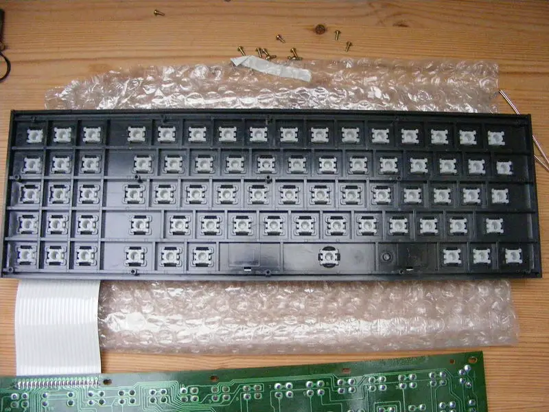 Alps 12KE080B keyboard slider over domes