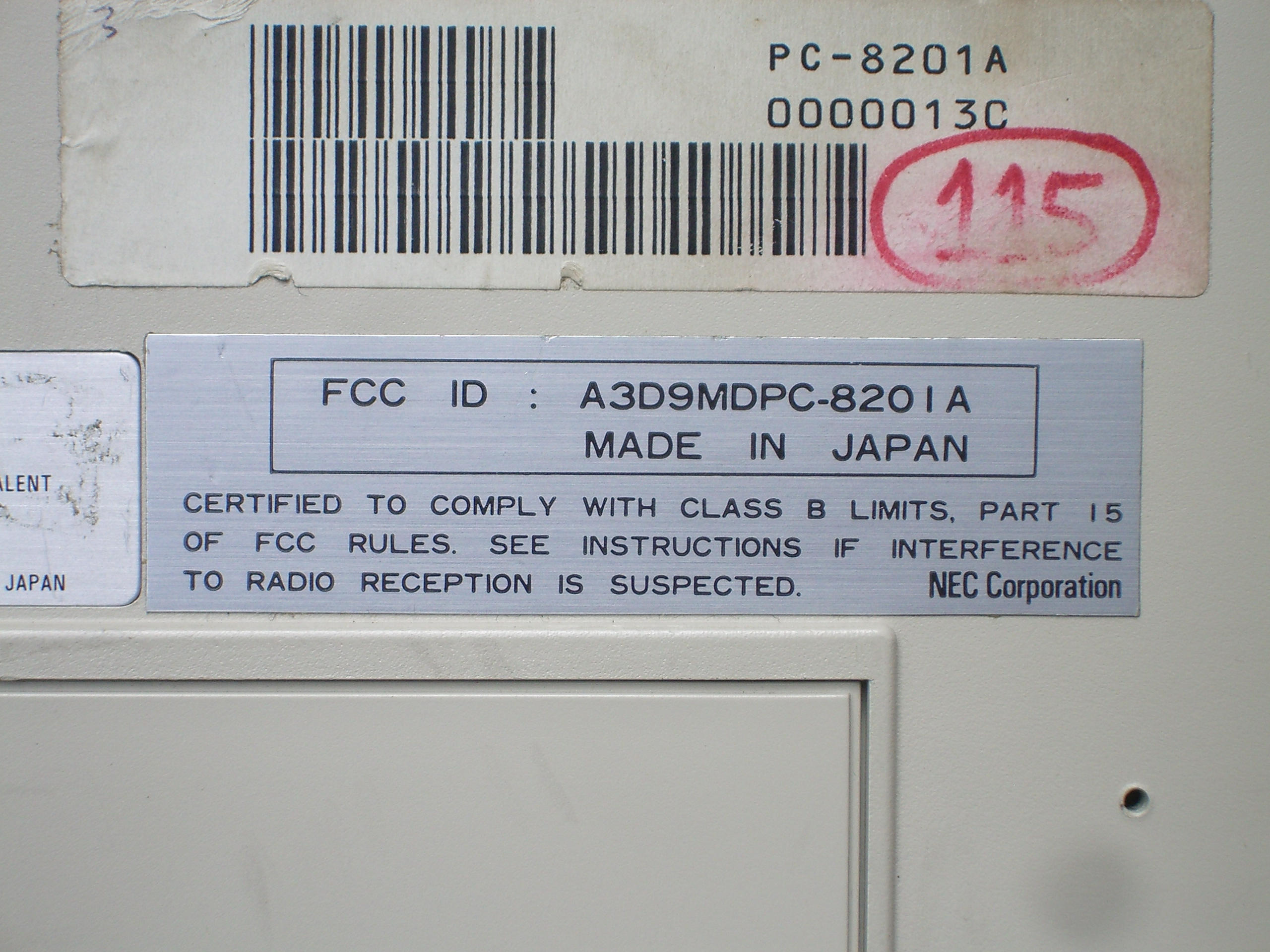NEC 10 FCC ID.jpg
