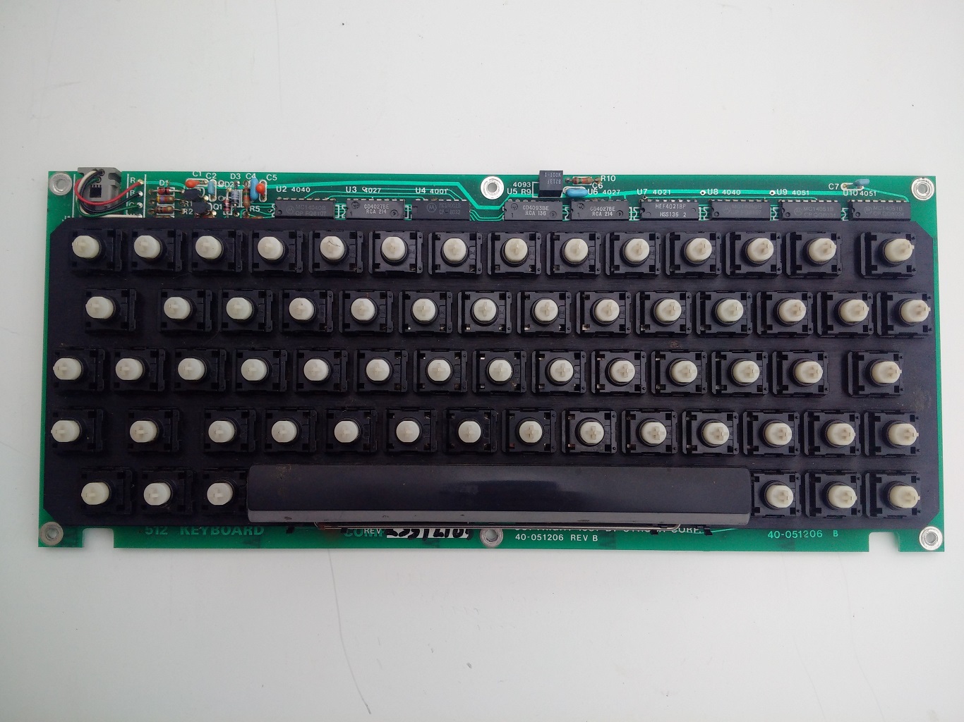 Otrona - front of keyboard assembly