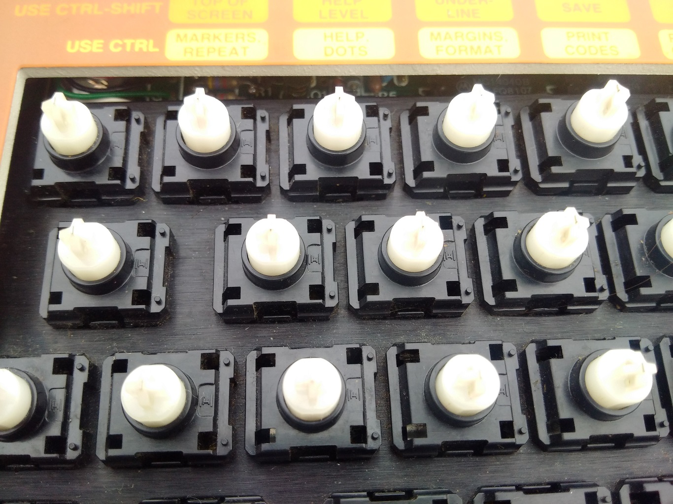 Otrona - key switches close up