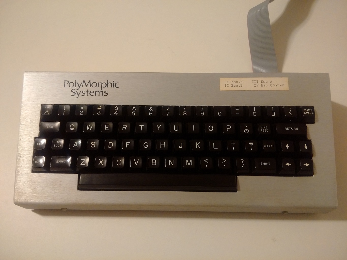 Polymorphic Systems keyboard