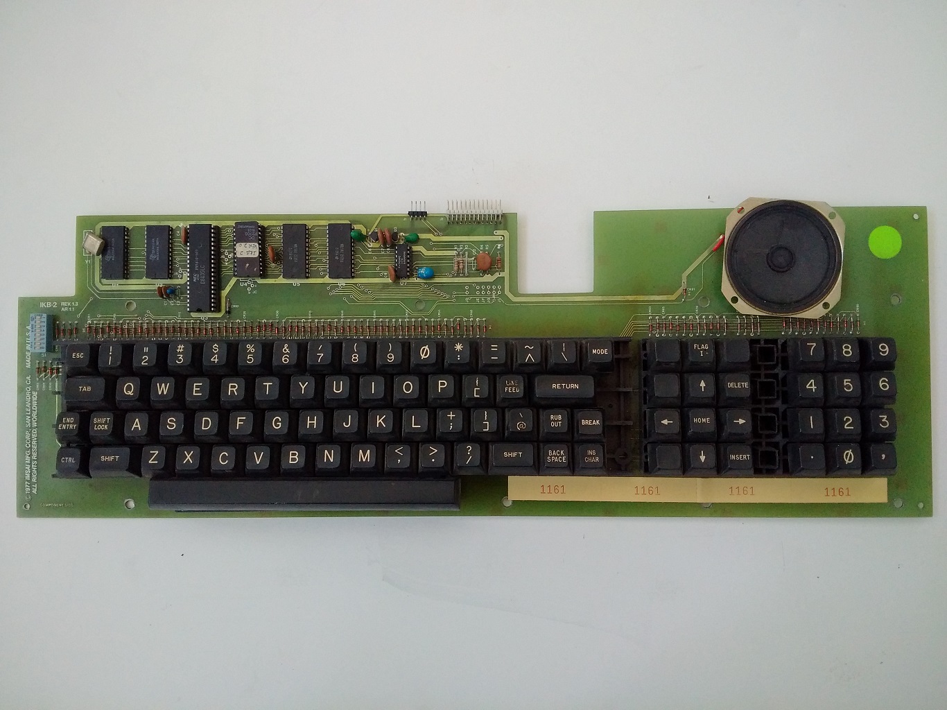 IMSAI IKB-2 - top of keyboard circuit board