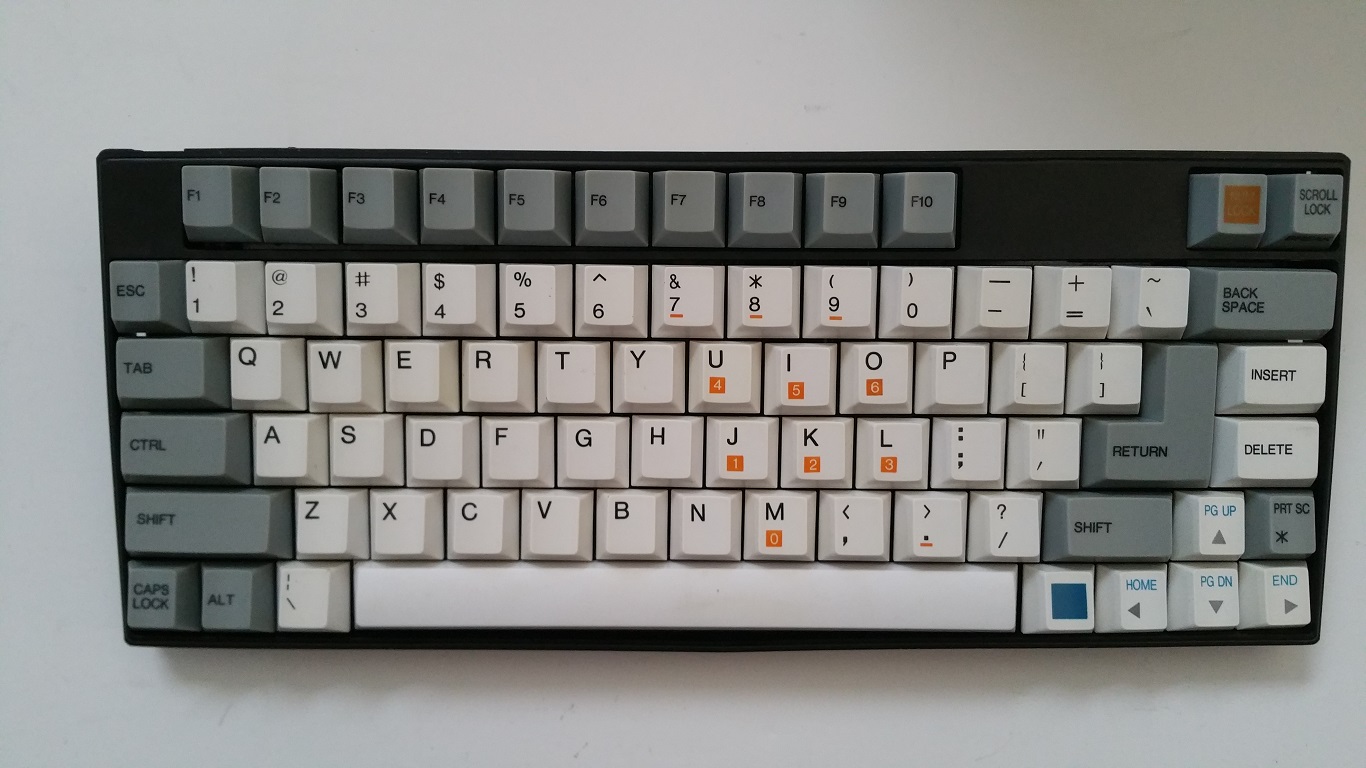 Kaypro 2000 keyboard - external top