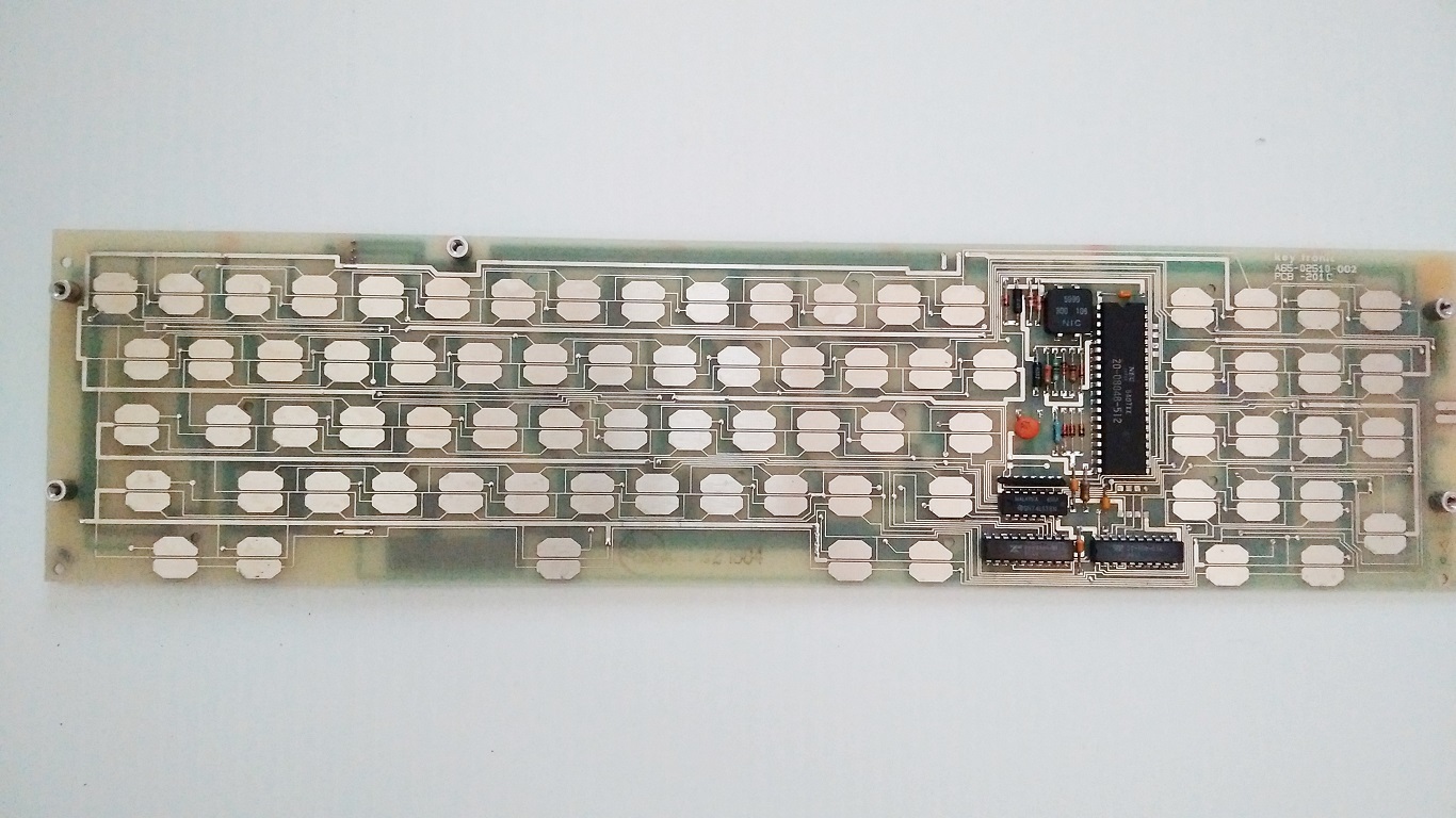 Apple Lisa keyboard - top circuit board