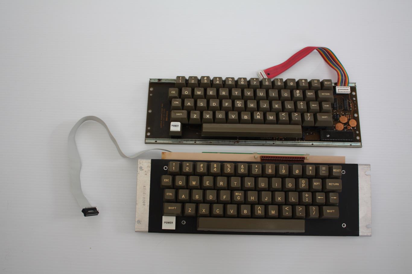 Apple II  - Early and later keyboards