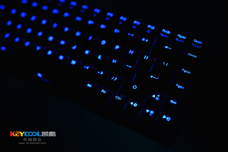 Blue backlight