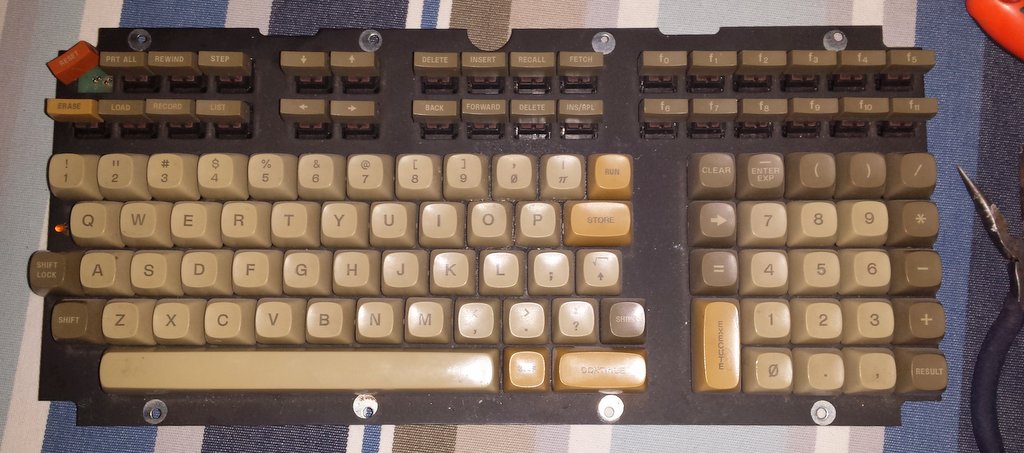 HP 9825A keyboard