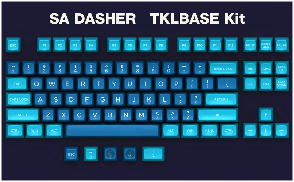 SA Dasher TKLBASE Kit (indigo background)