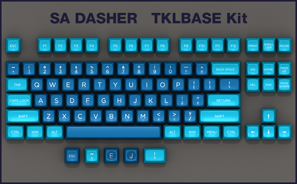 SA Dasher TKLBASE Kit (gray background)