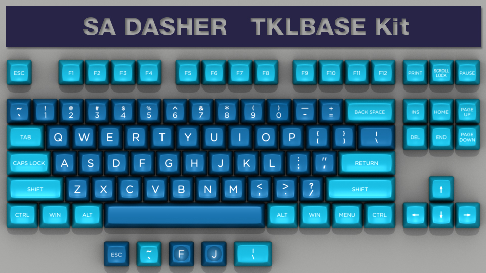 SA Dasher TKLBASE Kit (classic terminal motif)