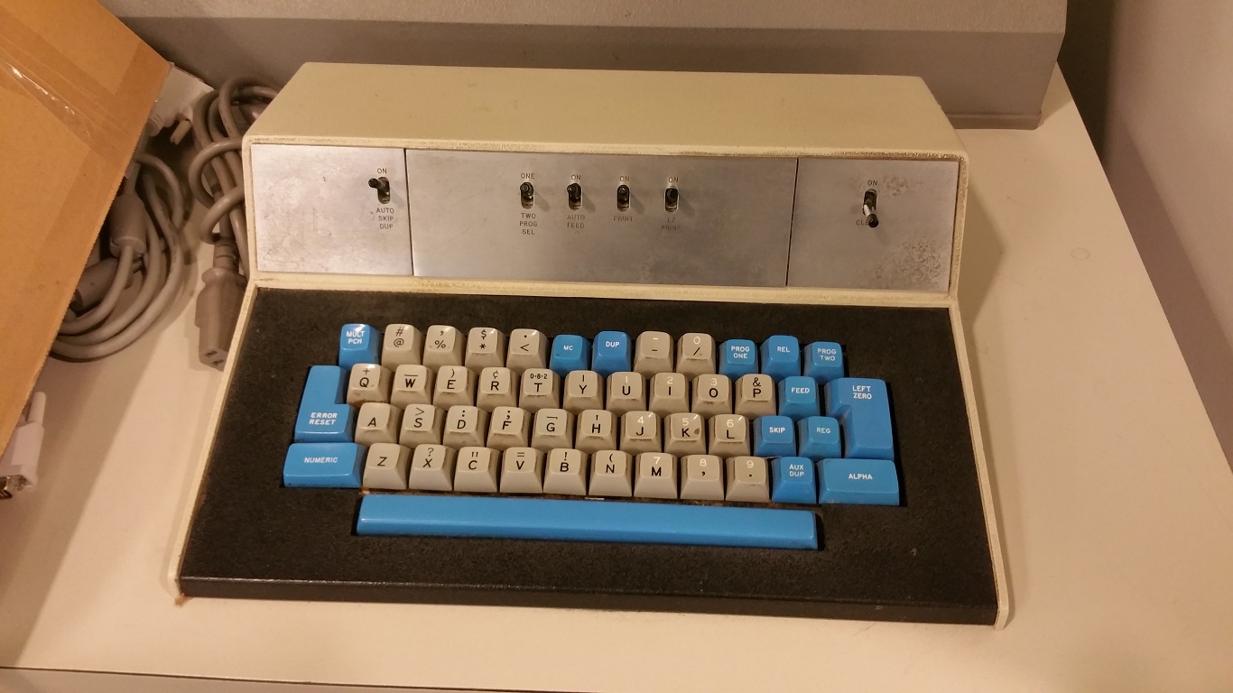 IBM 29 keypunch keyboard