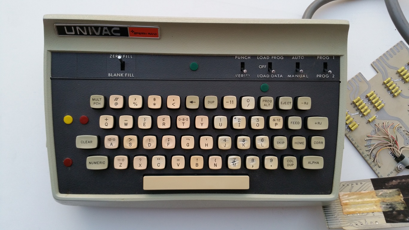 Univac 1701 - keyboard
