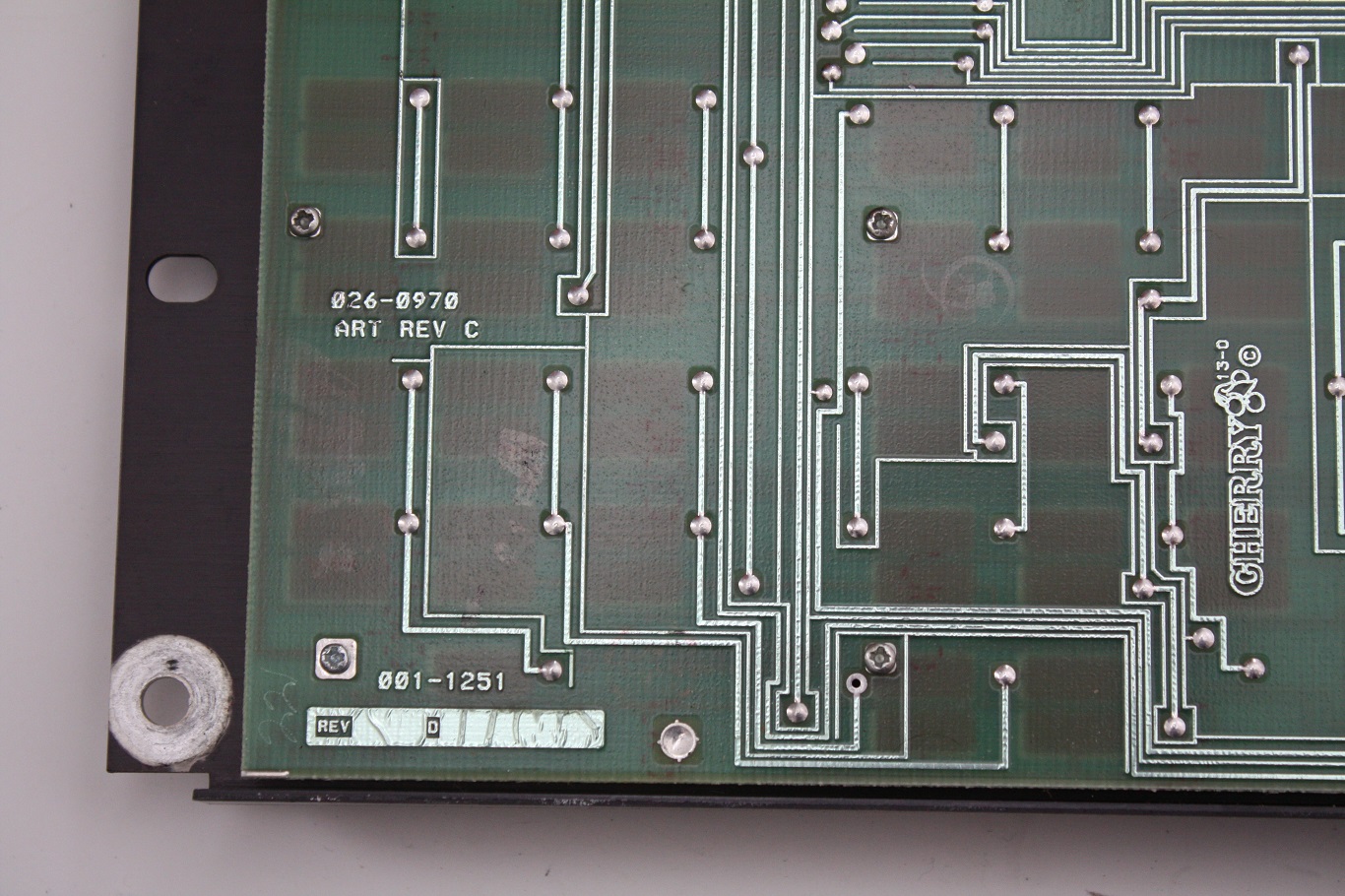 Cherry Terminal Keyboard - back PCB markings