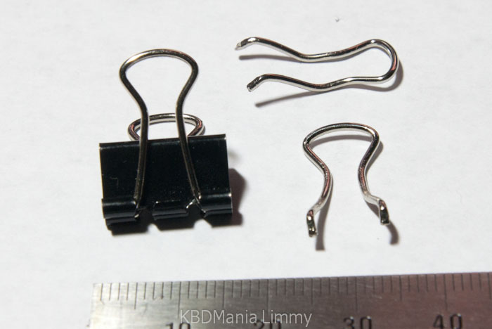 I am using a small binder clip