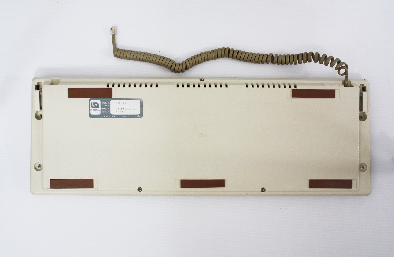 ADM11 - back of keyboard
