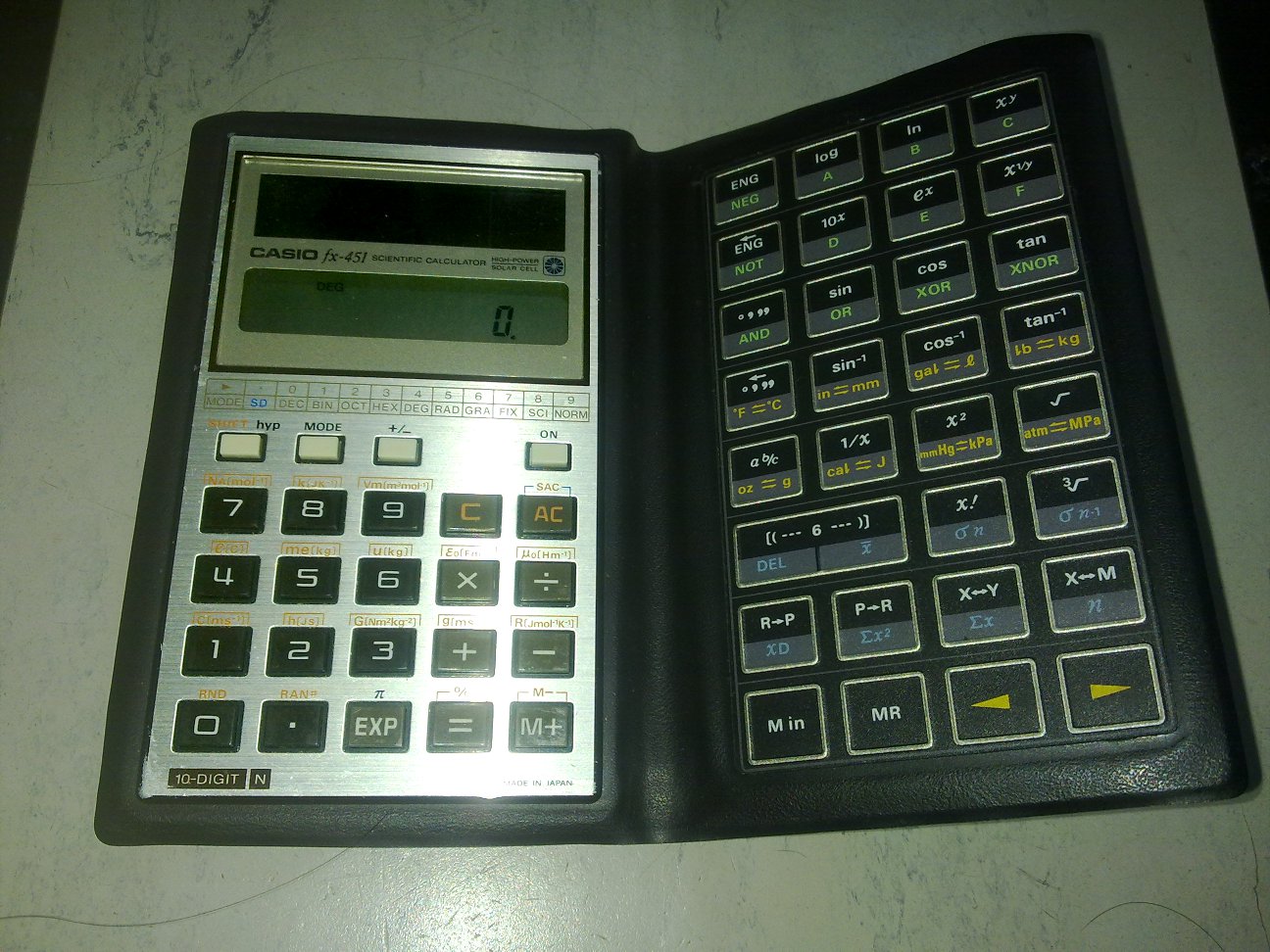 Casio fx-451 calculator