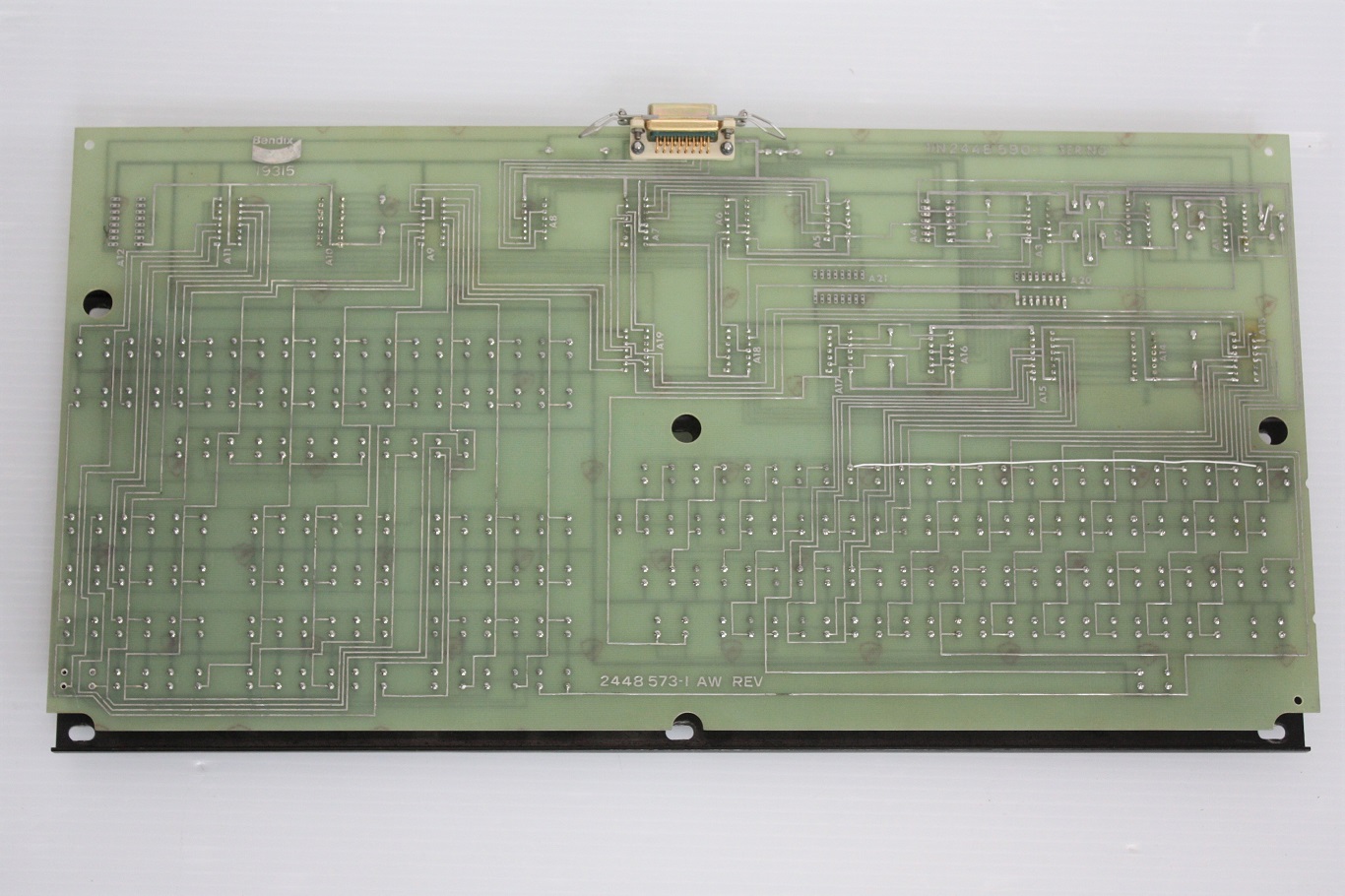 Bendix NASA Console - keyboard mechanism rear