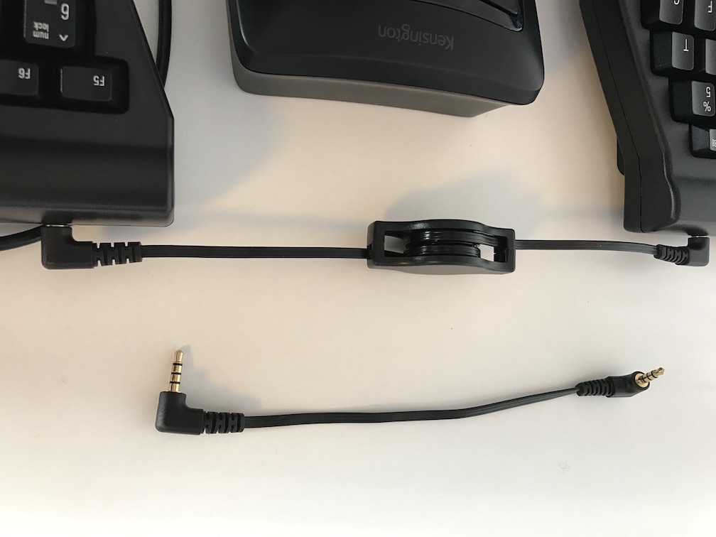 Matias Ergo Pro has new cables with angled plugs