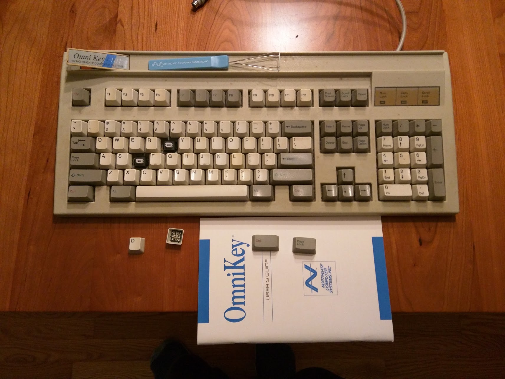 Northgate OmniKey 101 (that needs cleaning)