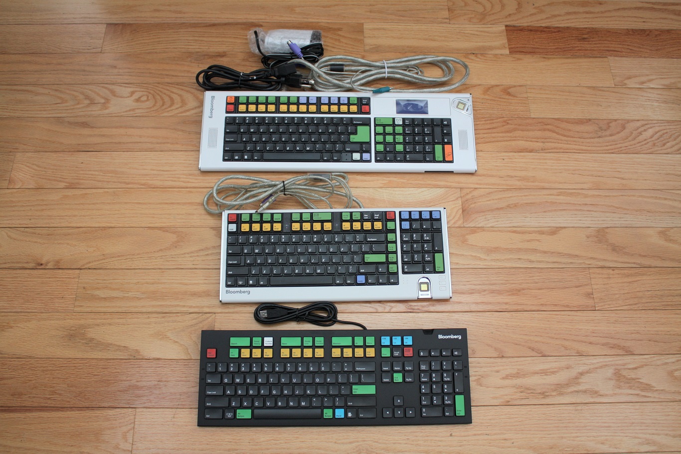 Bloomberg keyboards 1 to 4 (minus 2)