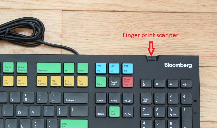 Bloomberg 4 fingerprint scanner