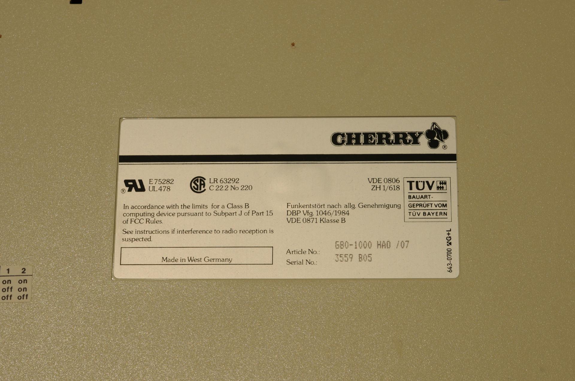 G80-1000 HAO label