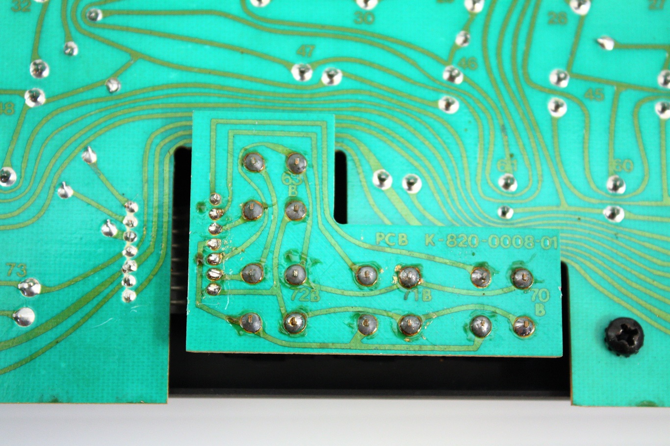 Apple III - cursor keys PCB