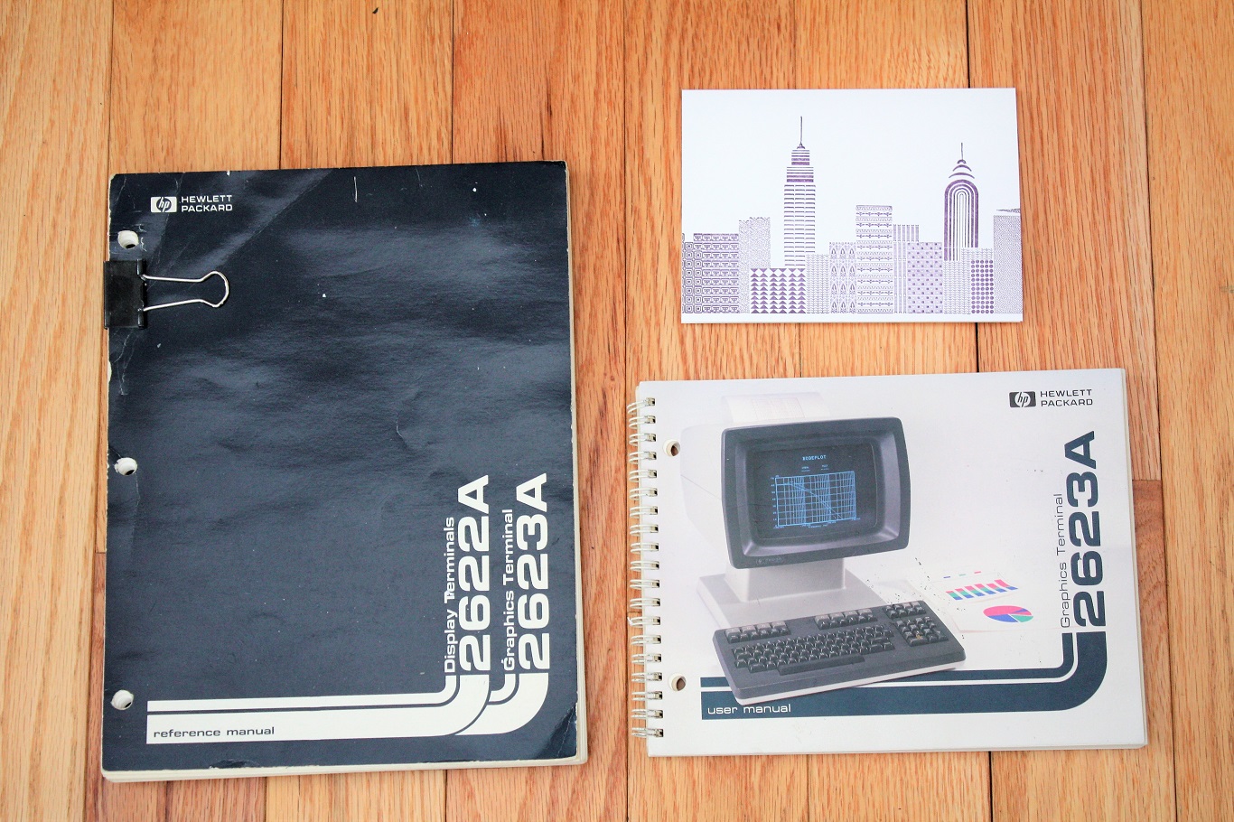 Hewlett Packard 2623A - manuals and Secret Santa card