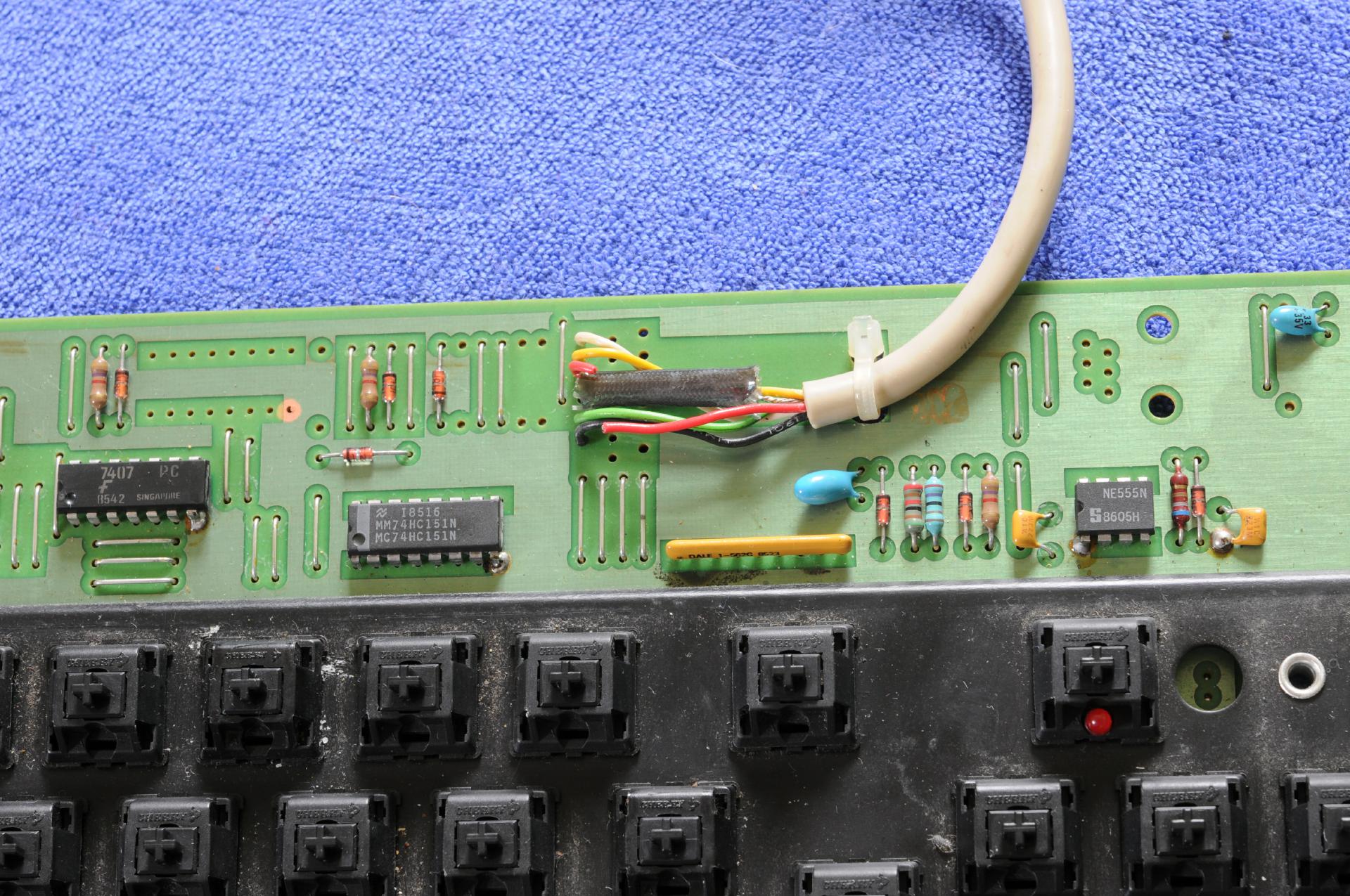 Cut cable traces