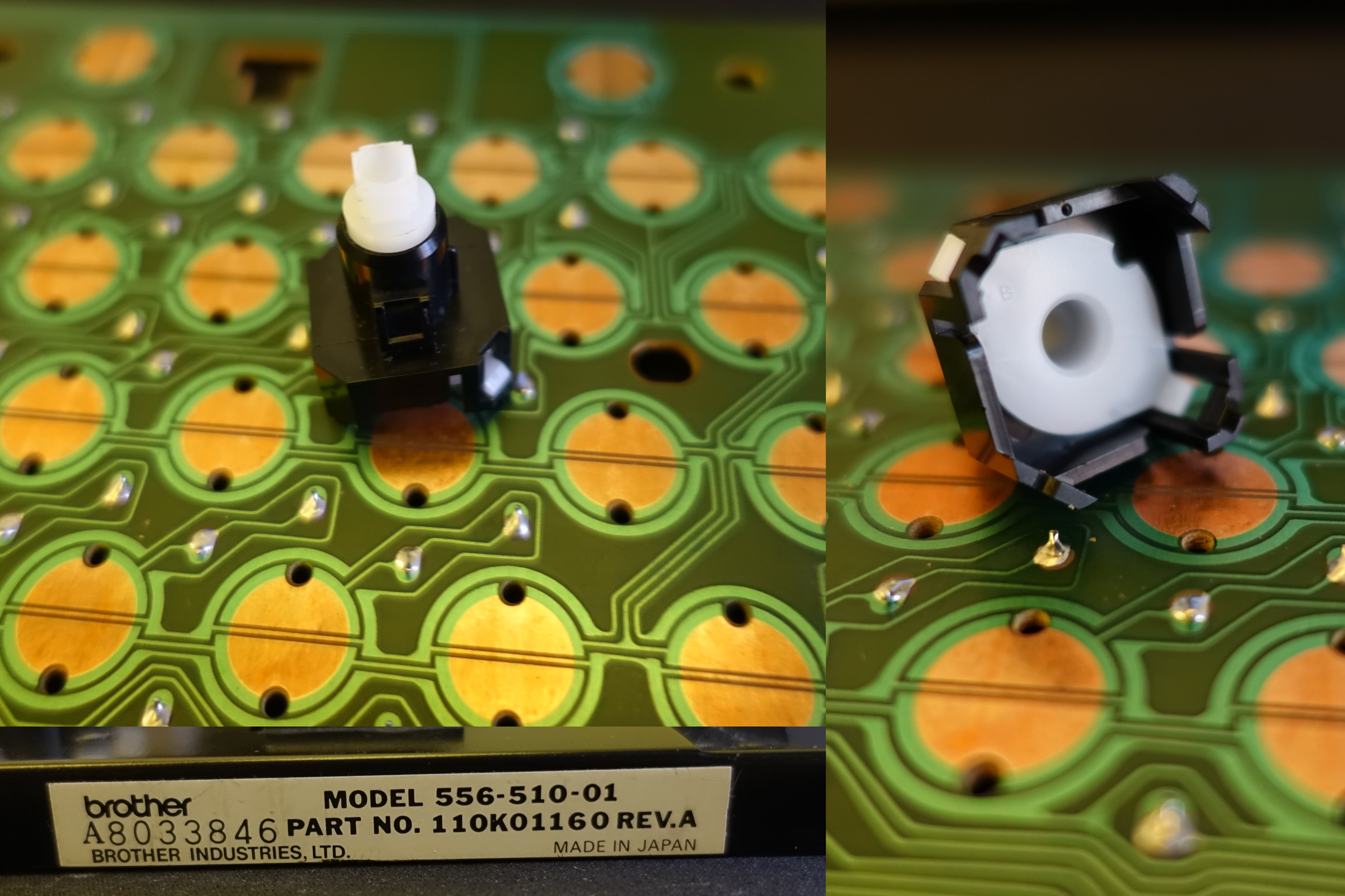 PCB, mount and serial numbers