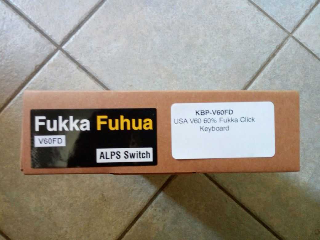 KBParadise V60 Fukka switch packaging