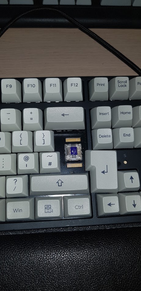 This is the type of enter key I have:
