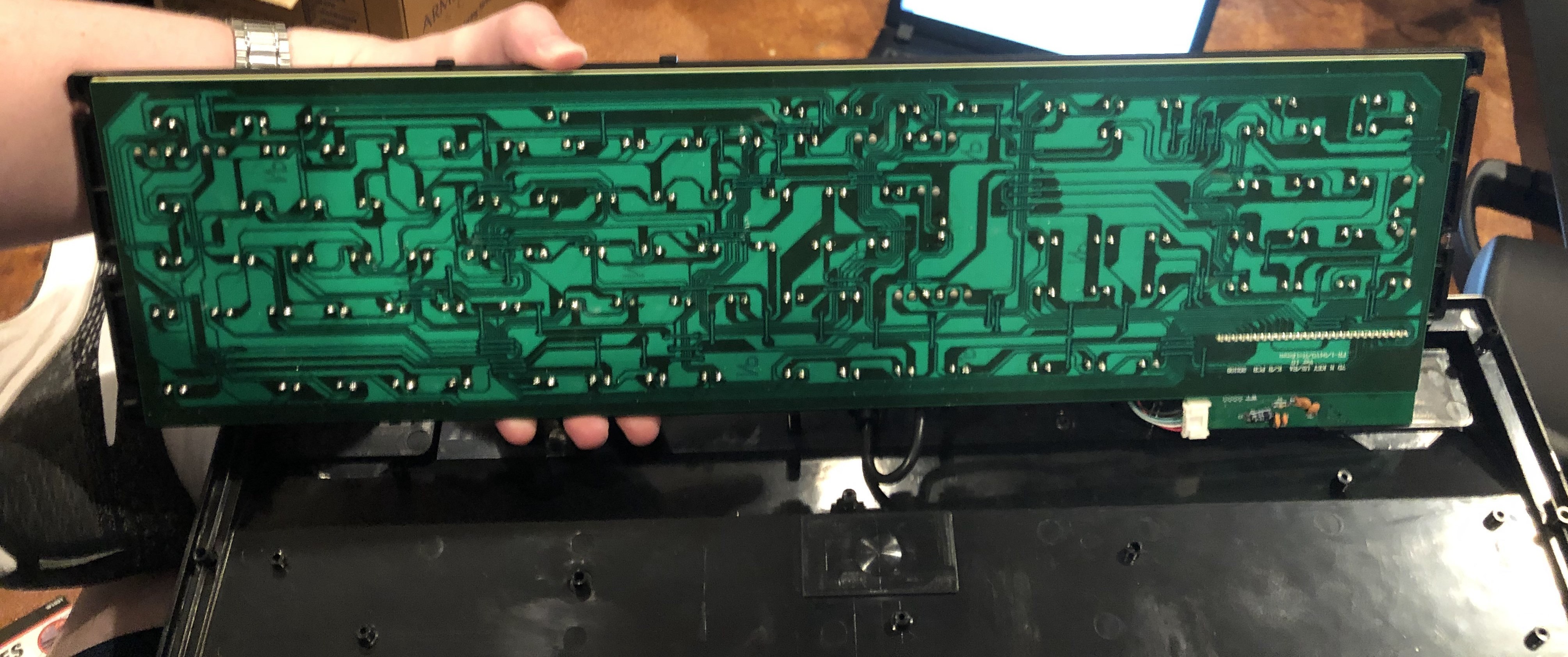 Underside of the board, please excuse some of the crappy solder joints