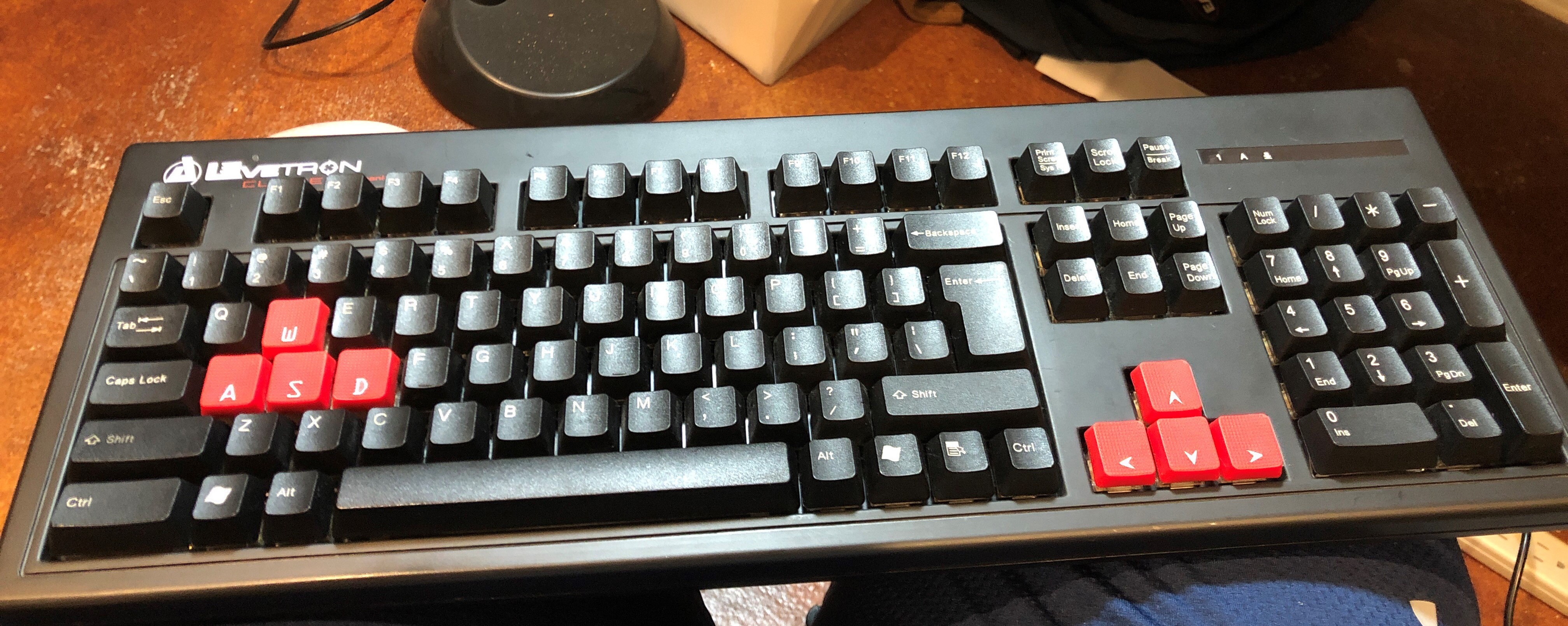 The fully reassembled keyboard