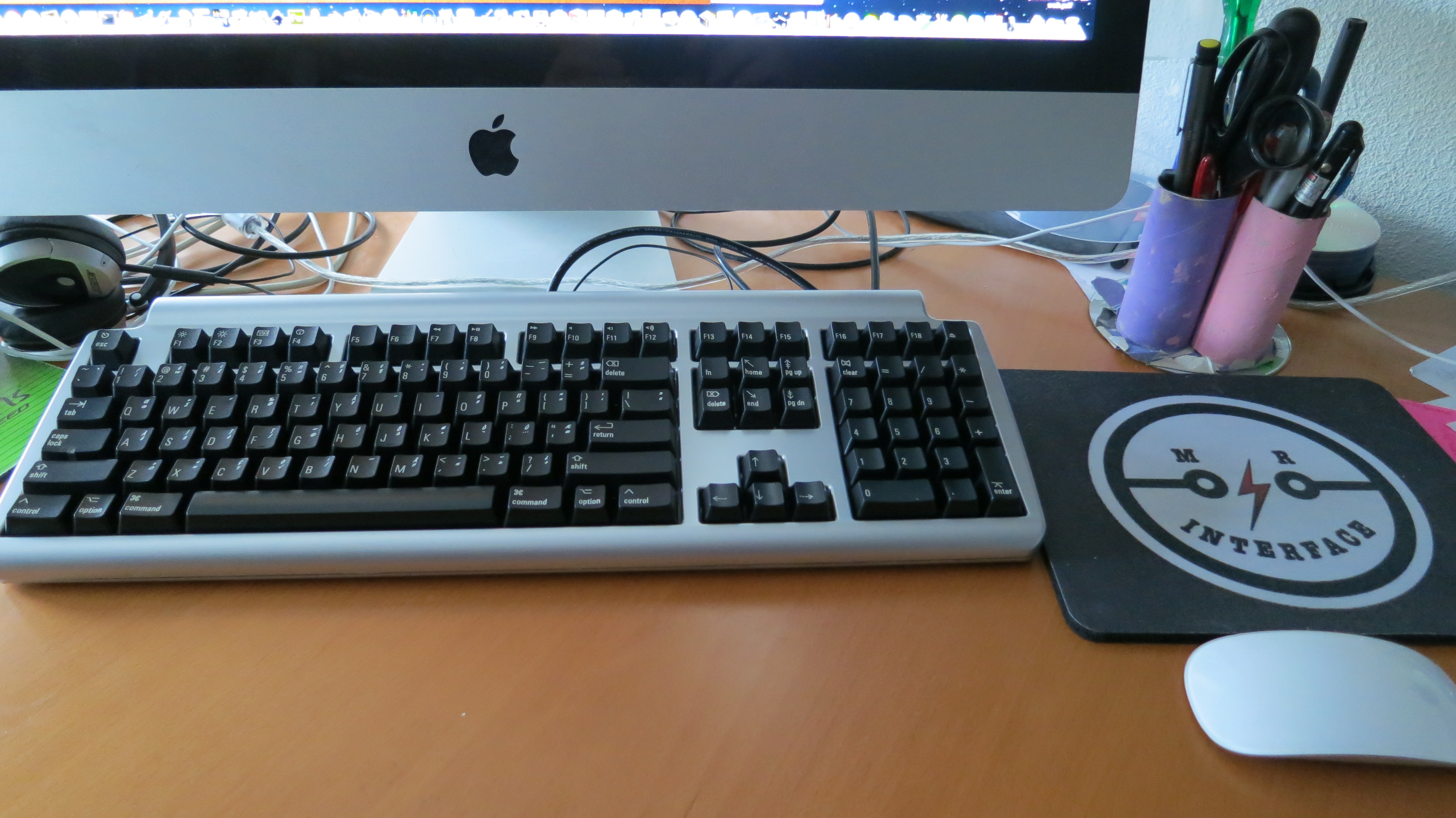 The Matias Quiet Pro keyboard