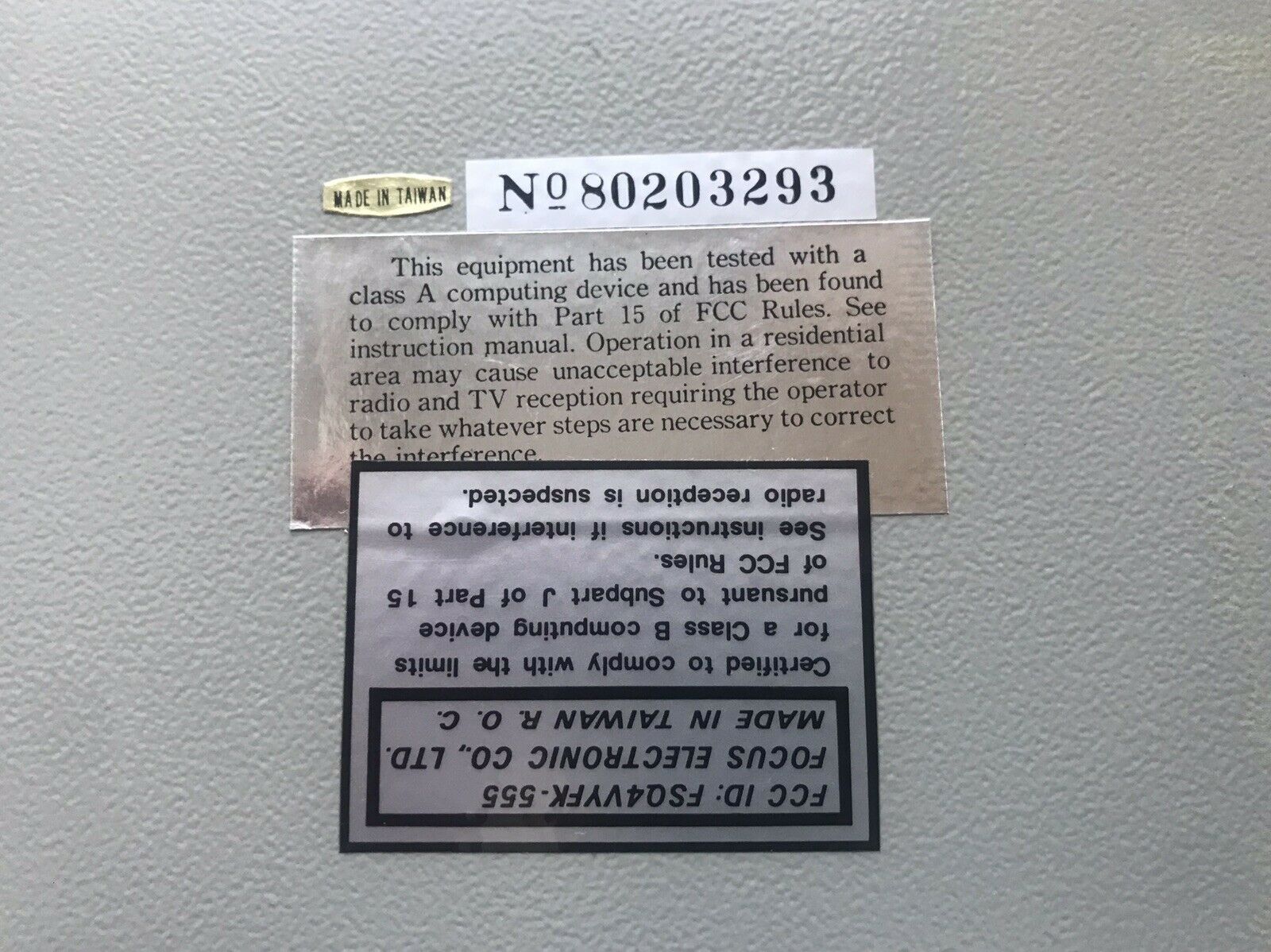 ebay Omnikey 102 label