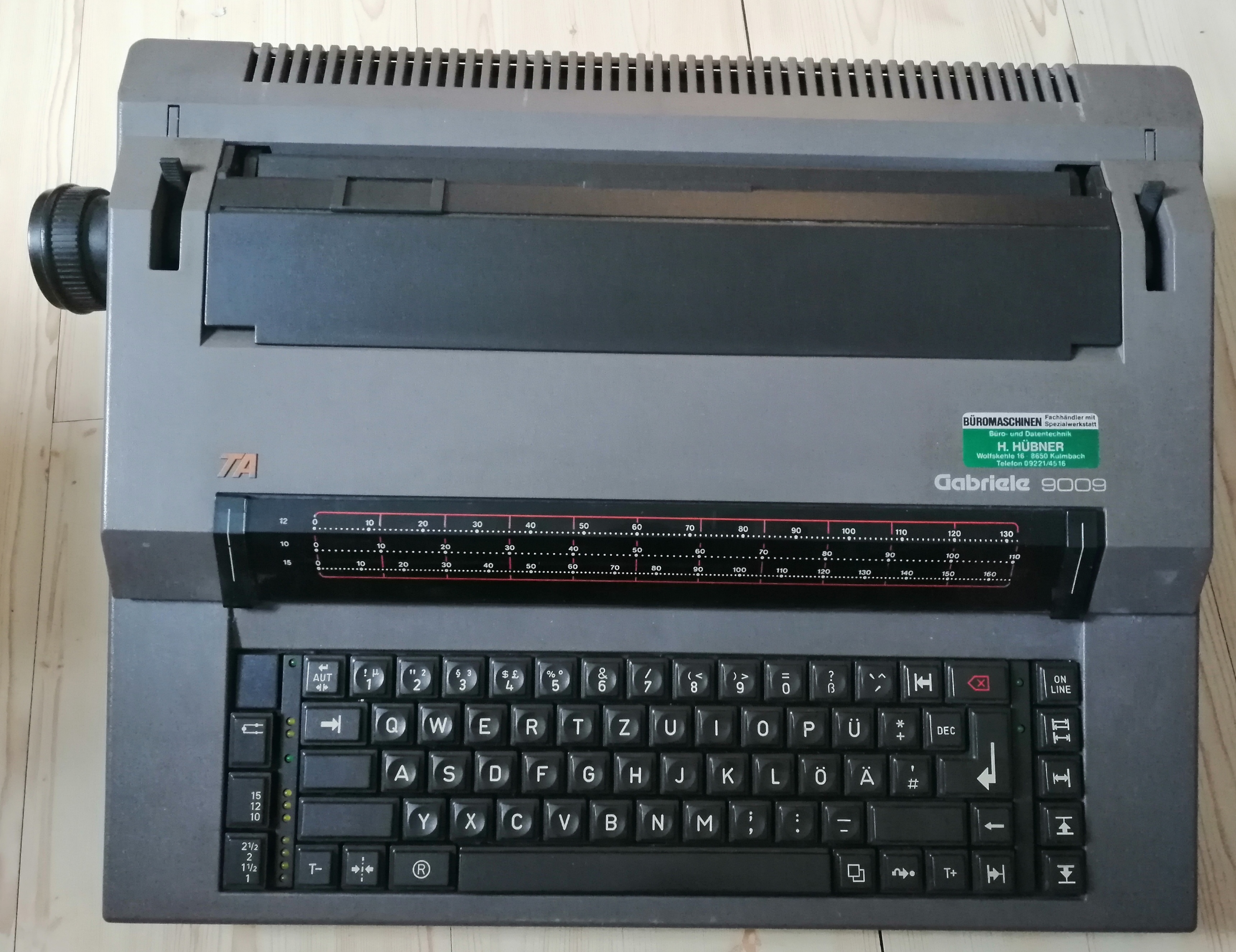 the typewriter