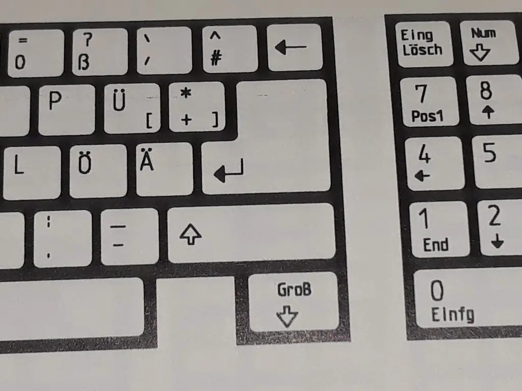 Diagram closeup - German AT layout.