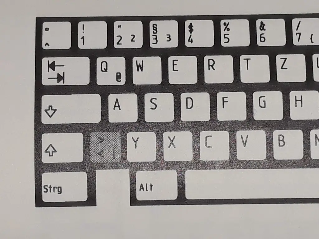 Diagram closeup - German Enhanced layout.