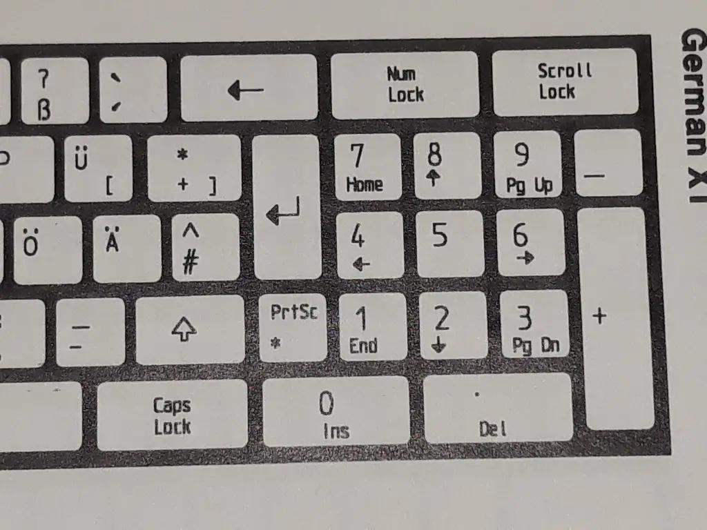 Diagram closeup - German XT layout.