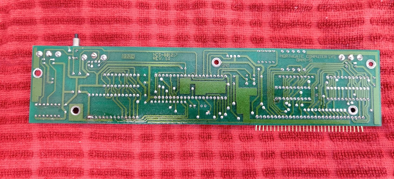 Back of Controller board