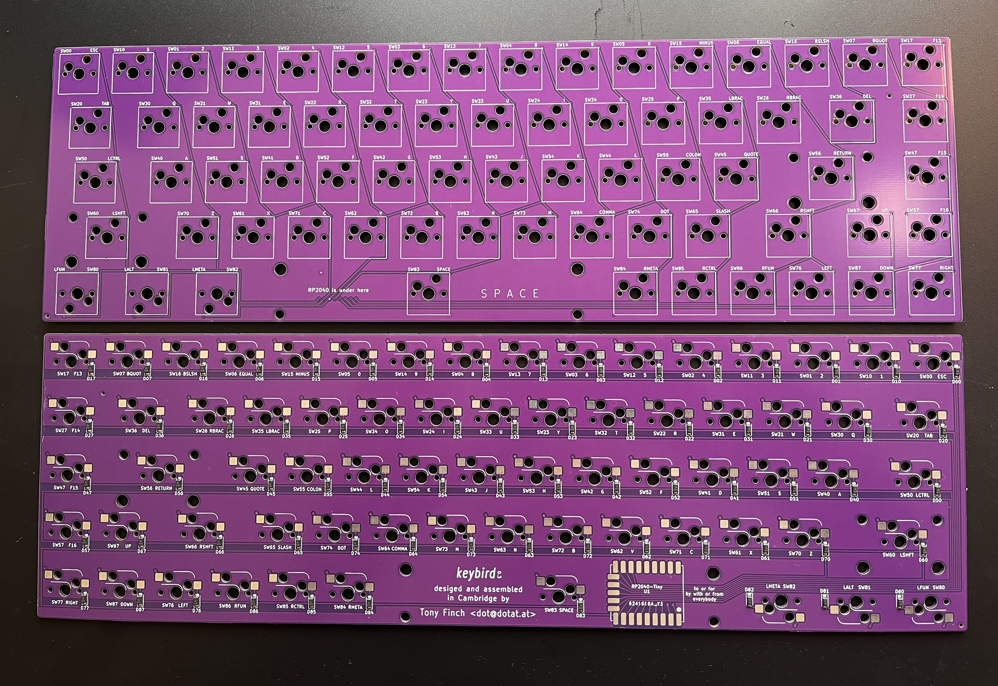 purple pcb