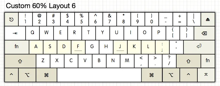 Custom 60% Layout 6