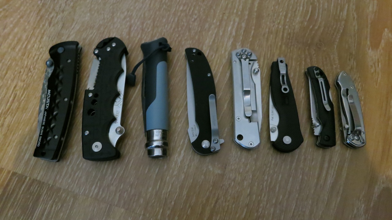 My small collection of pocket knives...