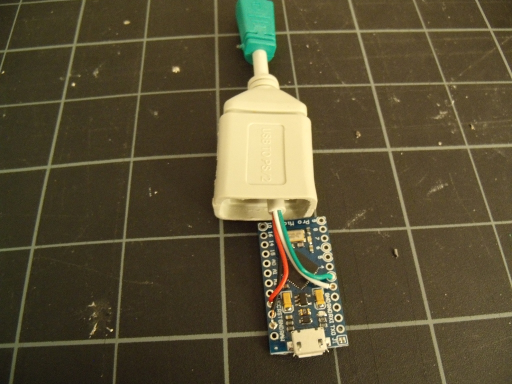 Converter after soldering, before enclosing