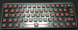 Clavier mecanique mini QWERTY Vortex Poker 3 KBT pok3r VTG-6100 switch bleu  #2