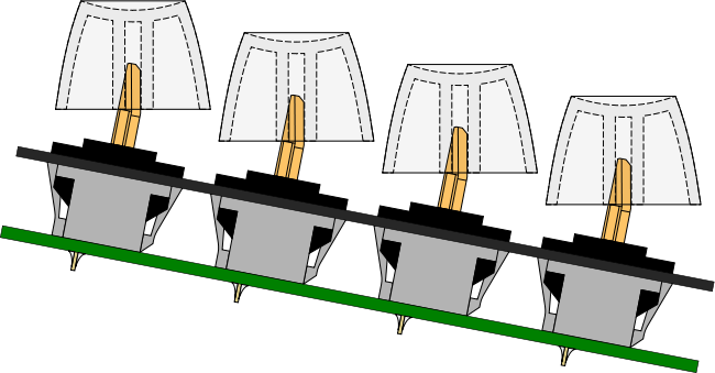 Staircase profile using angled keystems.svg